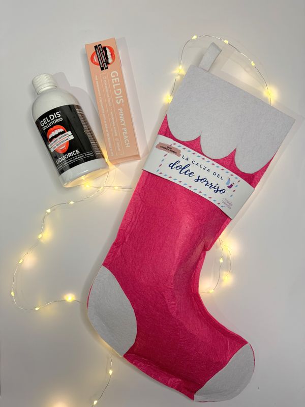 Calza Dolce Sorriso - gusto Liquirizia ripiena (pesca)