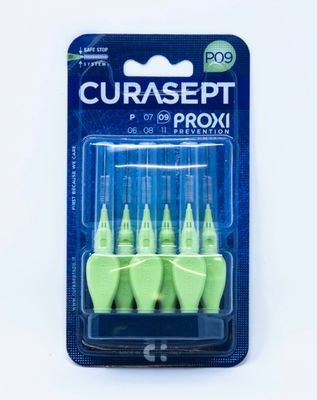 SCOVOLINO CURASEPT Prevention - PROXI 09 - Misura 09 VERDE (6pz)