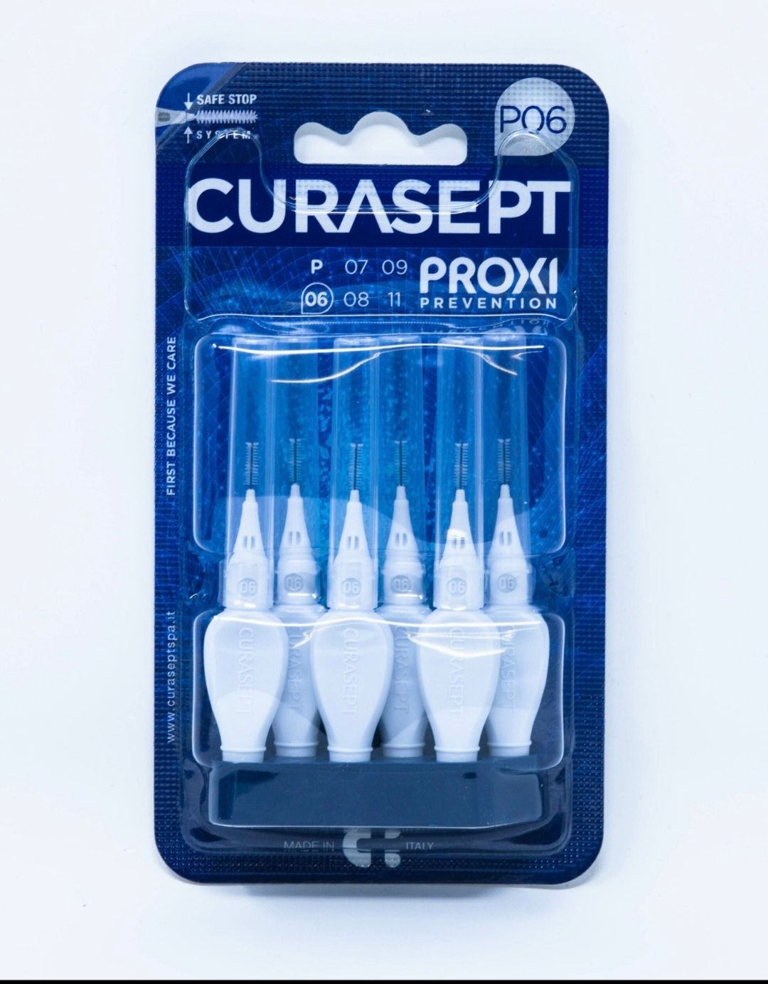 SCOVOLINO CURASEPT Prevention - PROXI 06  Misura 06 BIANCO (6pz)