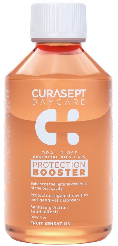 COLLUTORIO DAYCARE PROTECTION BOOSTER CURASEPT – FRUIT SENSATION (2 pz da 250 ml)