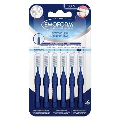 Scovolini Emoform 6 pezzi – ISO 5 BLU