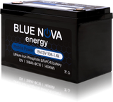 Blue Nova 108Ah 13V - 1.4KWh Lithium iron phosphate battery