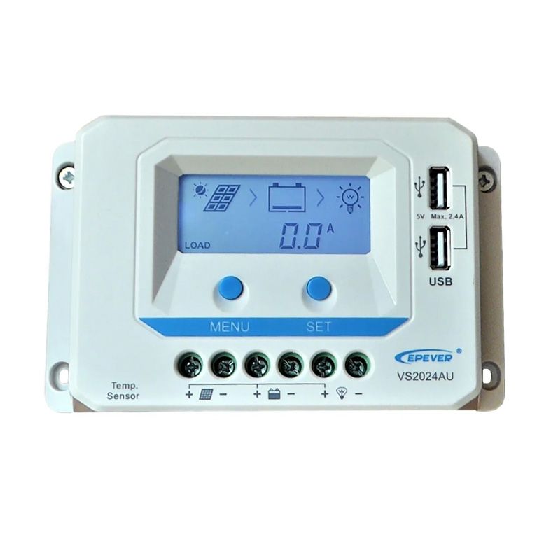 20A PWM Solar regulator with large LCD screen