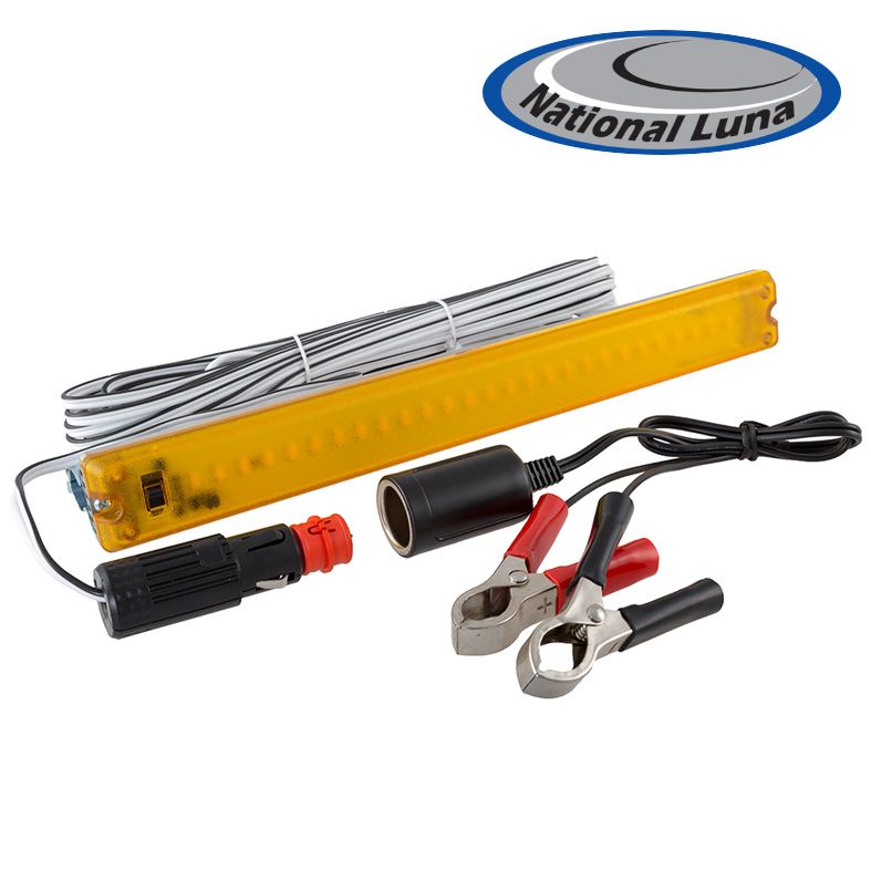 27 LED Clip-on light - (YELLOW)
