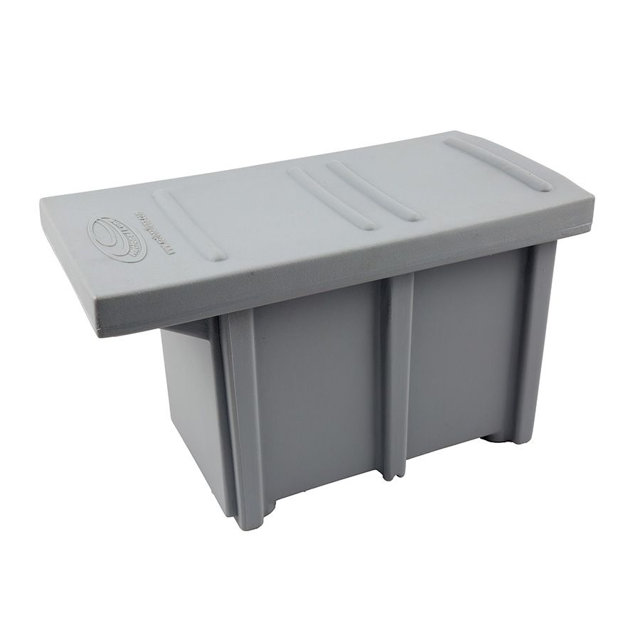 National Luna Slide-Lid Plastic Battery Box, National Luna Slide-Lid Plastic Battery Box: PLO-20001 – Large plastic box (slide lid) Grey Ext. size (495x255x300)