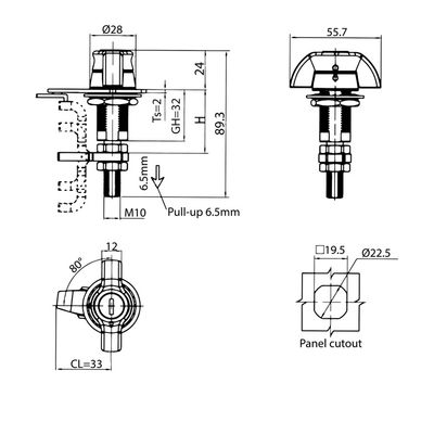 Compression Latch Lock