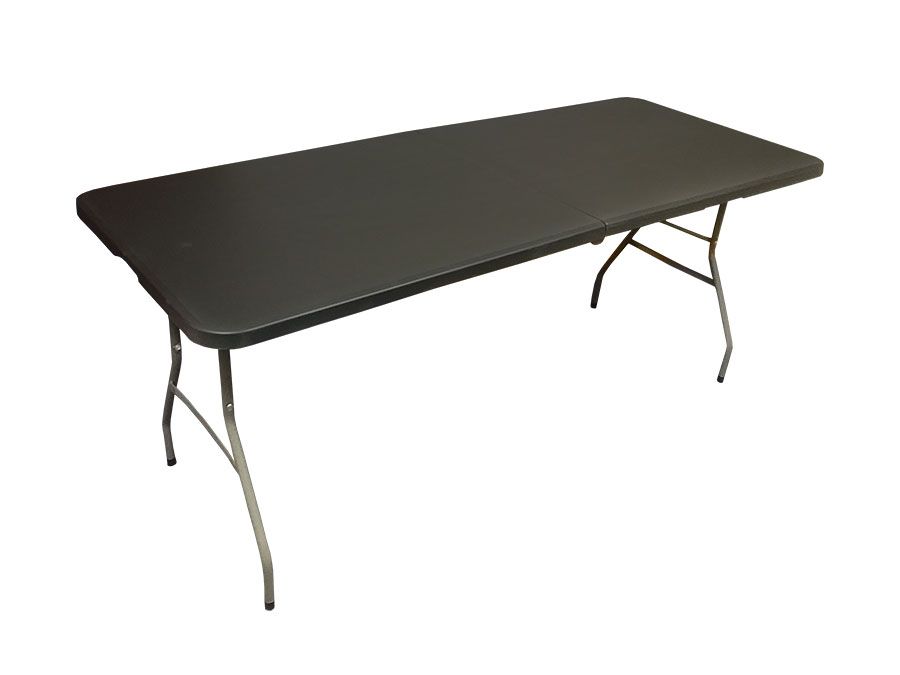 Afritrail Anywhere Bifold 1.8m Camping Table - Granite Black