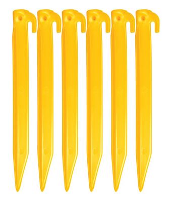 OZtrail Abs Plastic Peg 23cm 6-Pack