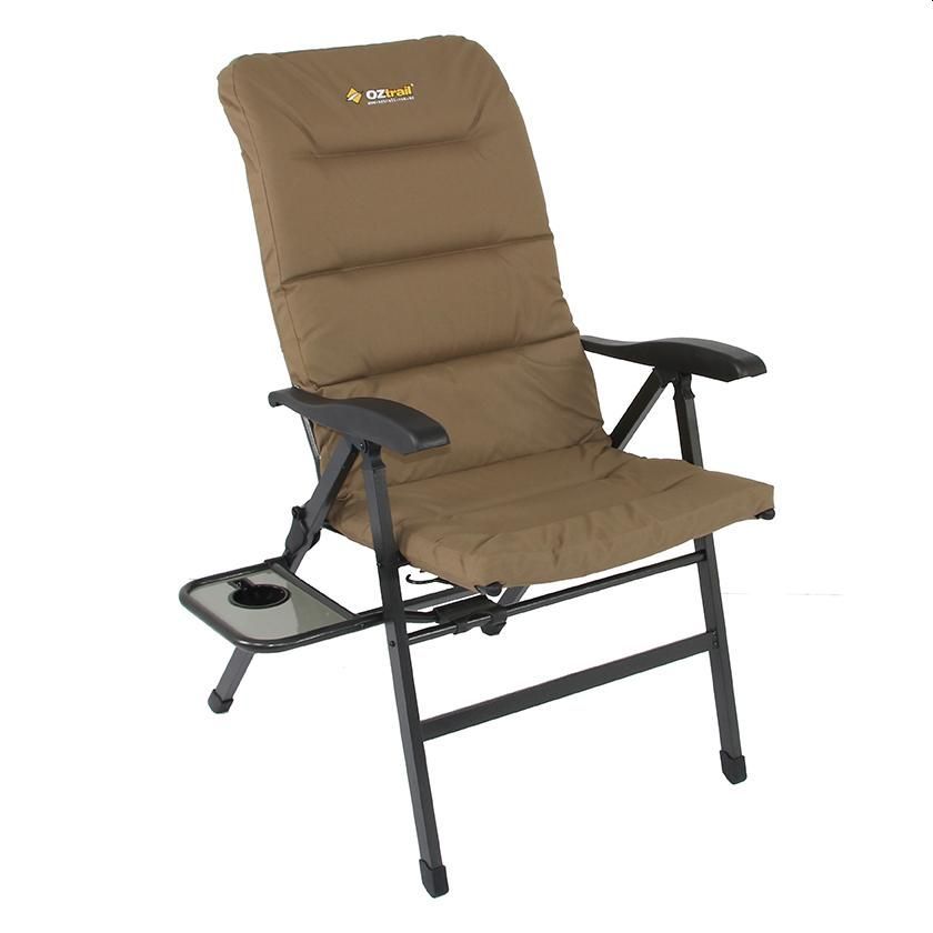 OZtrail Emperor 8-Position Arm Chair 160kg