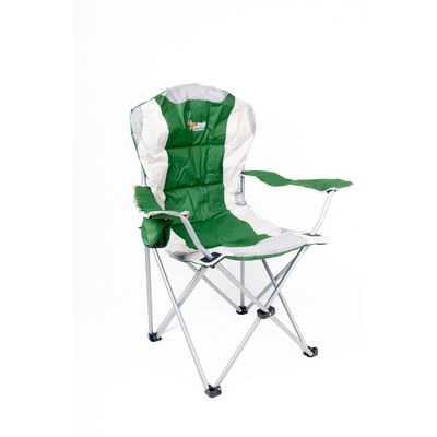 AfritrailRoan Deluxe Padded Folding Armchair  Green 140kg