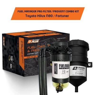 FUEL MANAGER PRE-FILTER + CATCH CAN KIT HILUX / FORTUNER