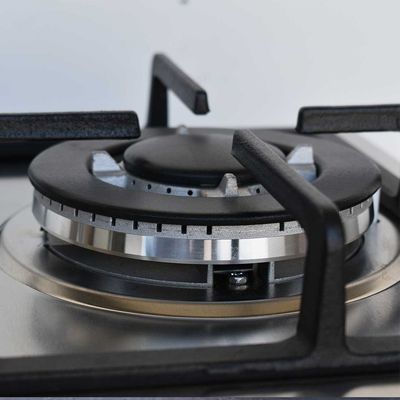 Dewhot 2 Burner Gas Hob Stainless Steel 30cm