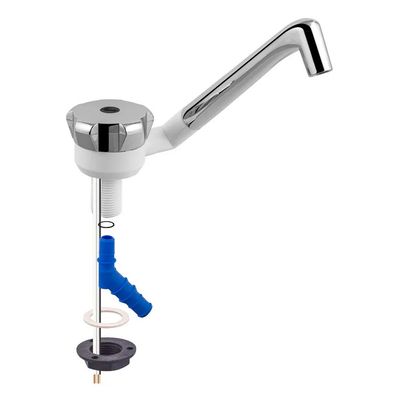 Switched Chrome Faucet