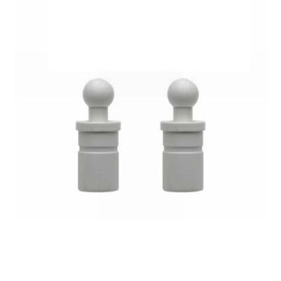 Ball End - 22mm &amp; 25mm - White &amp; Black - 2Pcs