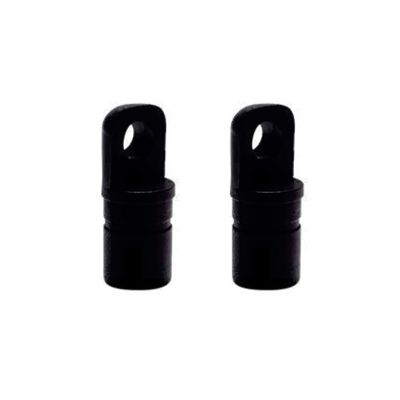 Pole Eye - 22mm &amp; 25mm - White &amp; Black - 2Pcs