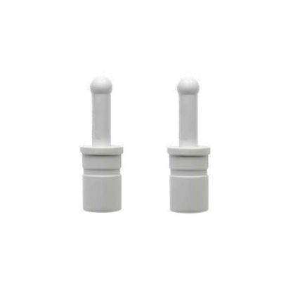 Spigot with steel insert - 22mm &amp; 25mm - White &amp; Black - 2Pcs