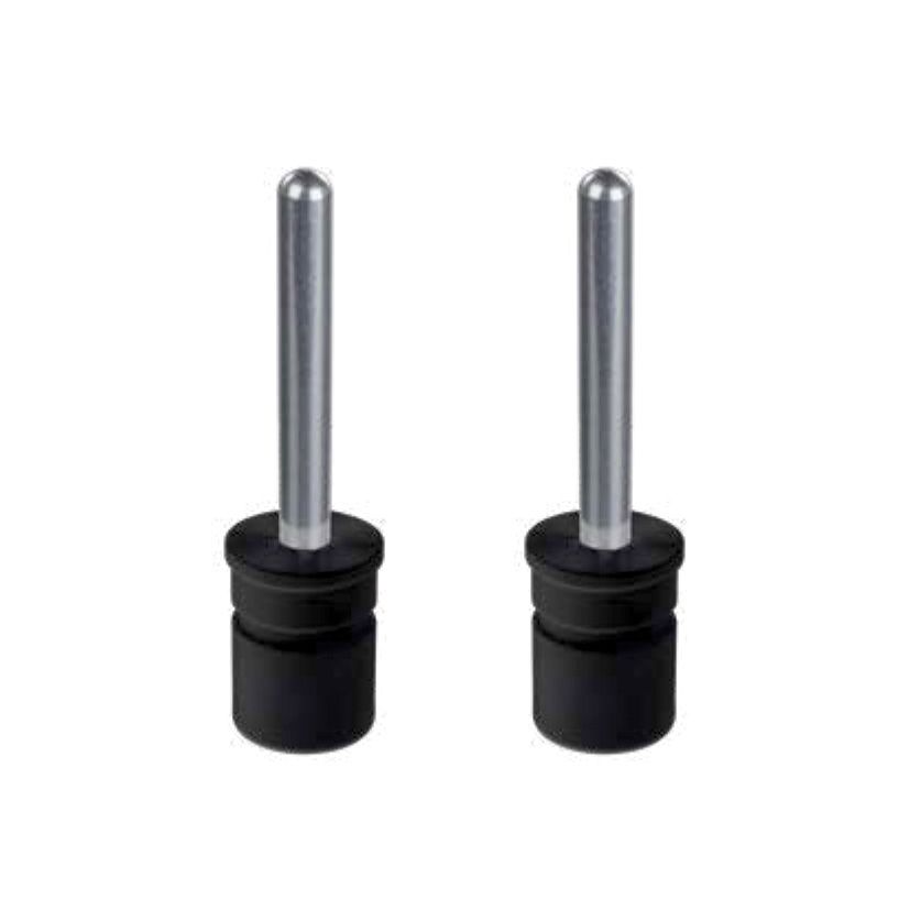 Spigot with 55x8mm Ali pin - 22mm &amp; 25mm - White &amp; Black - 2Pcs