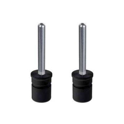 Spigot with 55x8mm Ali pin - 22mm &amp; 25mm - White &amp; Black - 2Pcs