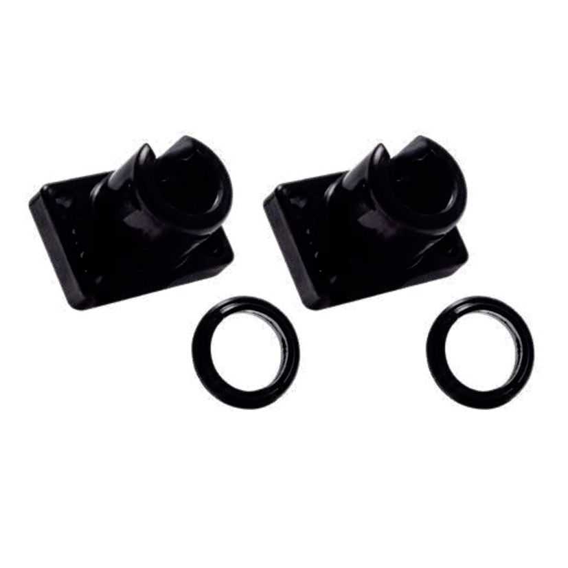 Square Base + Ring | White &amp; Black - 2Pcs