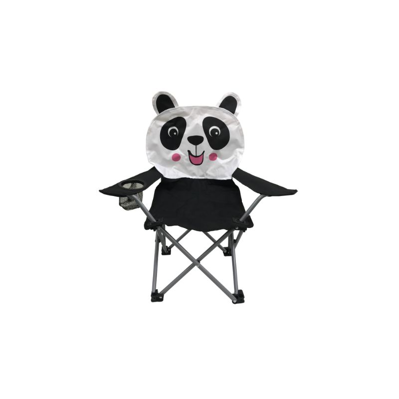 AfriTrail Kids Panda Camping Chair with Cupholder - 50kg
