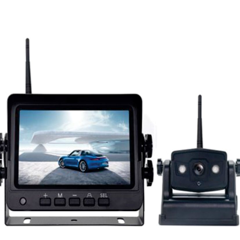 HD Wireless Camera System with 5” monitor and magnetic mount camera with battery pack