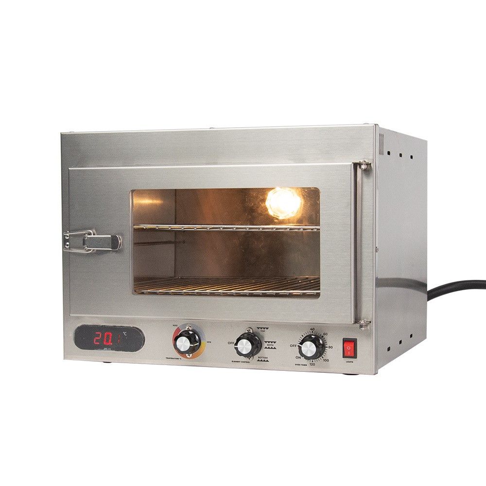 12.5L - 12V Travel Oven with Glass Window, Light and Digital Display – Large
