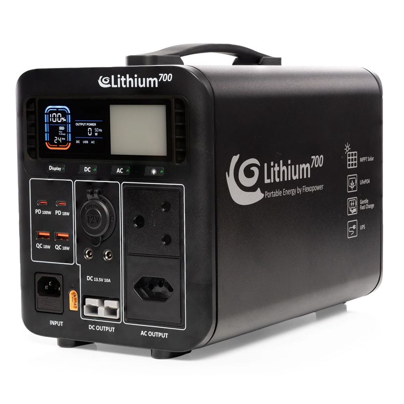Lithium700 - SB50 Portable Power Station by Flexopower