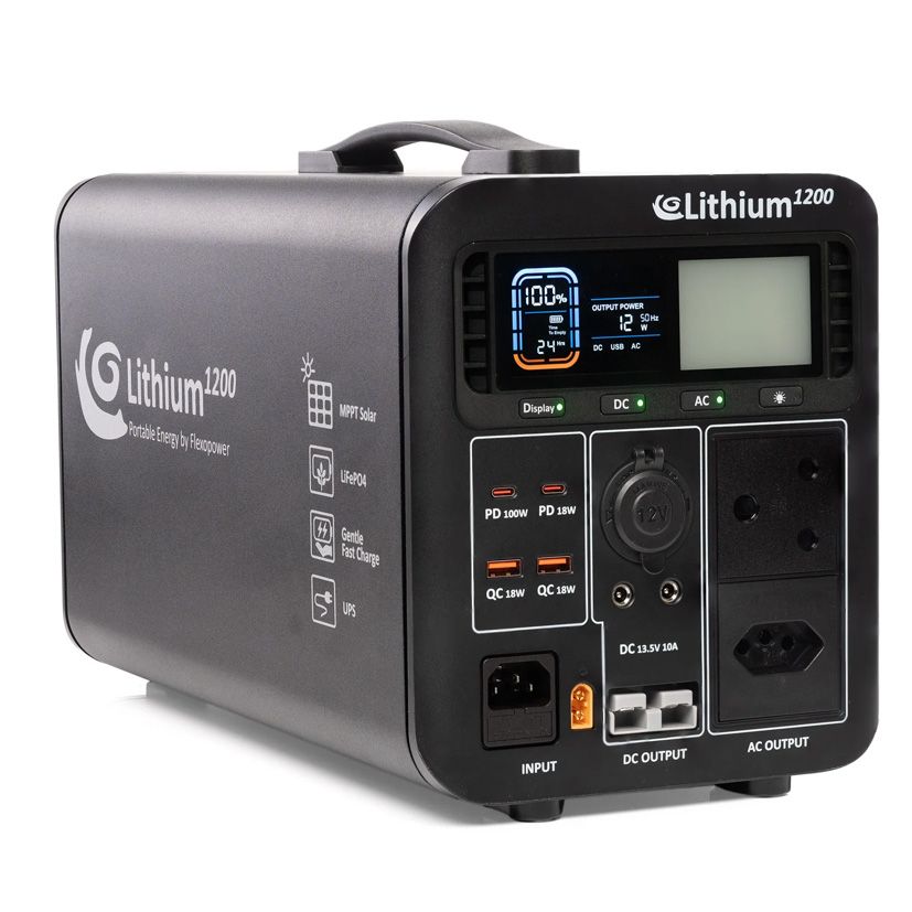 Lithium1200-SB50 Portable Power Station by Flexopower