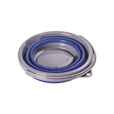 Leisure Quip 5L Foldable Bucket – Blue &amp; Grey