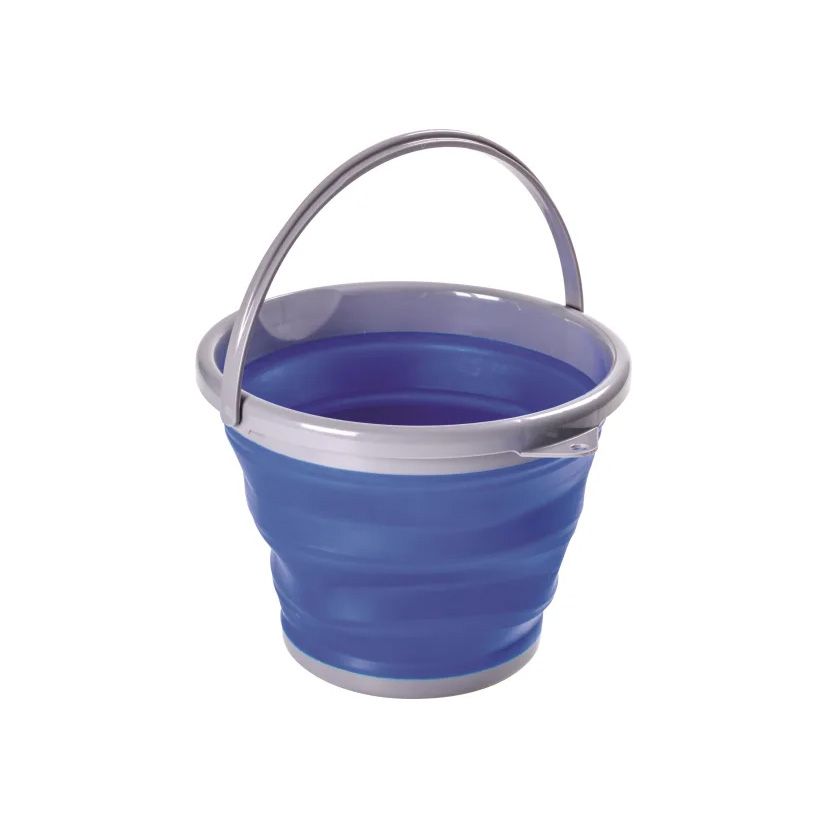 Leisure Quip 5L Foldable Bucket – Blue &amp; Grey