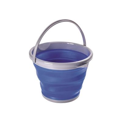 Leisure Quip 5L Foldable Bucket – Blue &amp; Grey