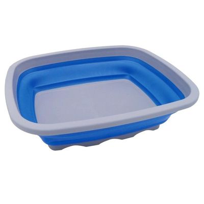 Leisure Quip Rectangular Foldaway Washing Up Bowl – Large Blue &amp; Grey