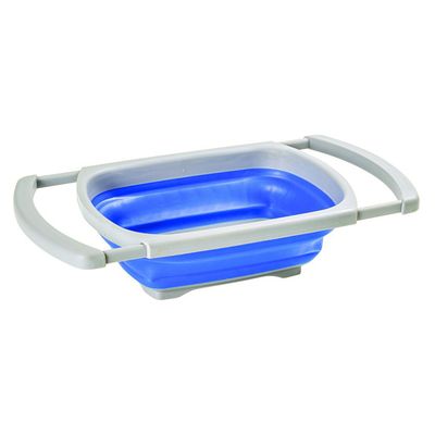 Leisure Quip Blue /Grey Extendible Arm Collapsible Washing Up Bowl