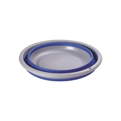 Leisure Quip Foldaway 38cm Wash Up Bowl Blue &amp; Grey