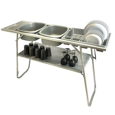 Wash-up Stand Double Basin 2 Tier