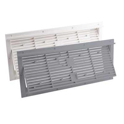 Large Fridge Vent - 500x210x70mm White/Grey