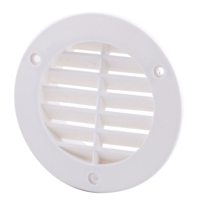 Air Vent Round 110mm For Microwave Oven - White
