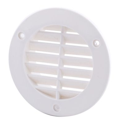 Air Vent Round 110mm For Microwave Oven - White