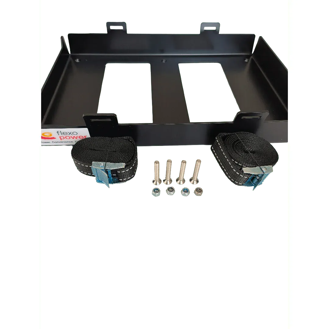 Flexopower Ground Bracket - Secure Vehicle Mount For Portable Power Stations (Lithium700 / 1200 / 1800 / 3000)