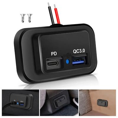 Lumeno QC3 + C-Type USB Charger