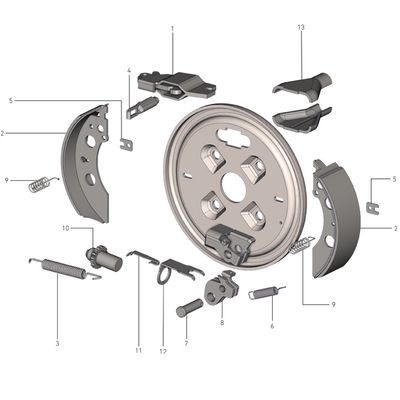 Brake Assembly Hub Spares - 230mm AL-KO