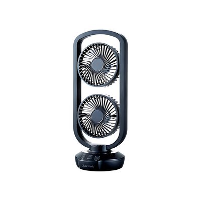 Rechargeable Air Circulating Double Fan