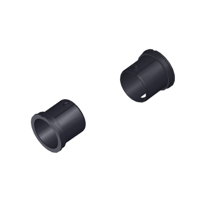 Burquip Draw Tube Guides - Knott Braked Coupler  Pressed Steel