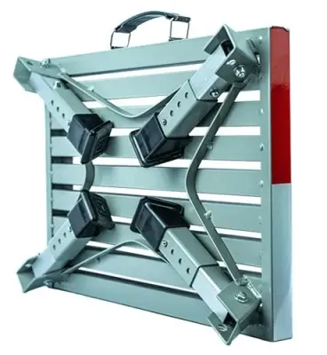 Heavy Duty Height Adjustable Single Steel Step