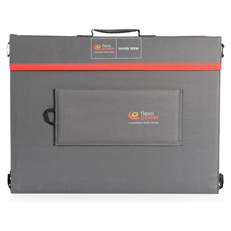 Flexopower NAMIB-150 Teflon (ETFE) foldable solar panel, 20A Solar regulator &amp; 15 meter extension - KIT