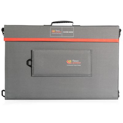 Flexopower NAMIB-240 Teflon (ETFE) Foldable solar panel, 40A Solar regulator &amp; 15 meter extension - KIT