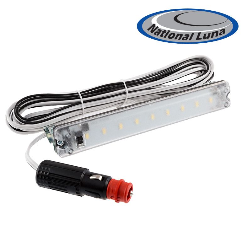 National Luna 9 LED Light Clip-on light with combi plug