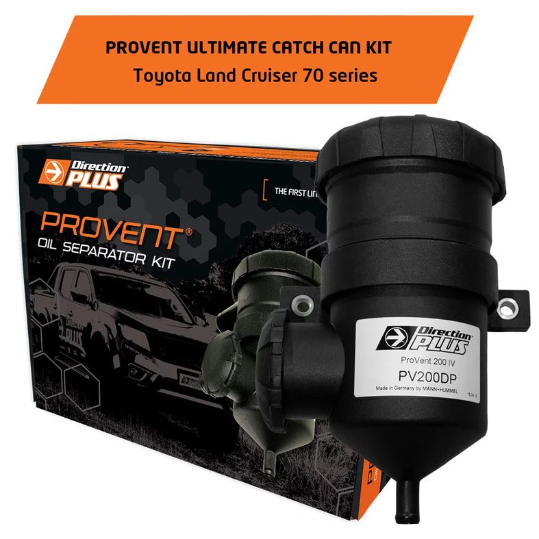 Provent Ultimate Catch Can Kit Land Cruiser 70 Series - 4.5L V8 2007+