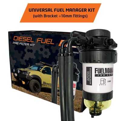 Universal 10mm Fuel Manager Pre-Filter Kit Universal 10mm Fuel Manager Pre-Filter Kit