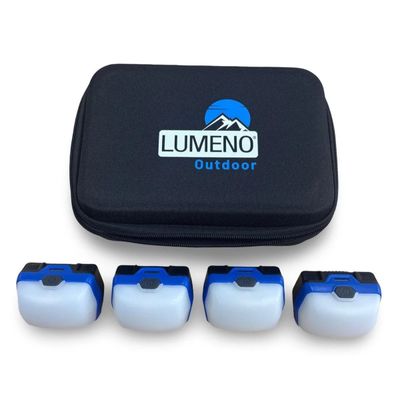 Lumeno Rechargeable Camp & Trail LED Light – 4Pc Set Lumeno Rechargeable Camp & Trail LED Light – 4Pc Set